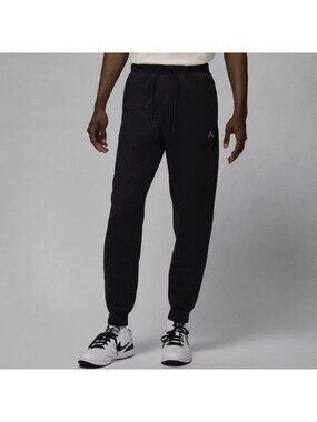 Jordan Brooklyn Fleece Sweatpants Black/White FV7277-010 Men’s Sizes